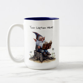 かわいい絵を描格言の水色 ツートーンマグカップ