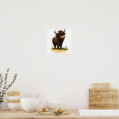 かわいい絵を描若者のデジタル|過去記事 ポスター (キッチン)