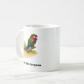 かわいい絵を描軍隊のデジタル コーヒーマグカップ (正面左)