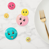 かわいい絵文字スタイリッシュハッピー顔パーティー コンフェッティ (グループ)