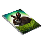 かわいい絵本のウサギちゃん ノートブック (右側)