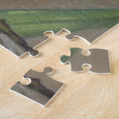 かわいい絵画クーガーの子ネコ大きな猫 ジグソーパズル (側面)