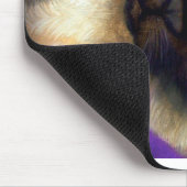 かわいい絵画シャム猫の動物芸術 マウスパッド (コーナー)