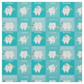 かわいい綺麗な歯 ファブリック (見本)