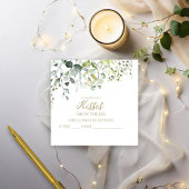 かわいい緑が数キスカード エンクロージャーカード