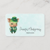 かわいい緑のおとぎファンシーさん 名刺 (正面)