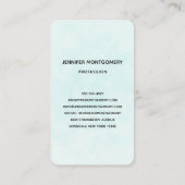 かわいい緑のおとぎファンシーさん 名刺 (裏面)