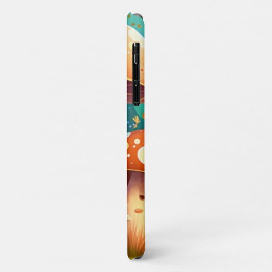 かわいい緑のかわいいベビーキノコ Case-Mate iPhoneケース (裏面/左)