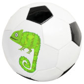 かわいい緑のカメレオン サッカーボール (3/4)