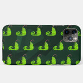 かわいい緑のカメレオン Case-Mate iPhoneケース (裏面(横))