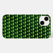 かわいい緑のカメレオン Case-Mate iPhoneケース (裏面 (横))