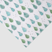 かわいい緑のクリスマスツリー 薄葉紙 (詳細)