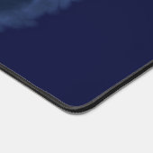 かわいい緑のグローの虫の漫画イラストレーション デスクマット (コーナー)