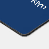 かわいい緑のグローブバグ蛍の漫画イラストレーション デスクマット (コーナー)