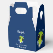 かわいい緑のグローブバグ蛍の漫画イラストレーション フェイバーボックス (オープン)