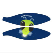 かわいい緑のグローブバグ蛍の漫画イラストレーション ミニバスケットボール (パネル)