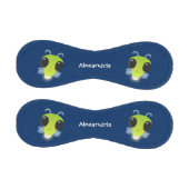 かわいい緑のグローブバグ蛍の漫画イラストレーション 野球ボール (パネル)