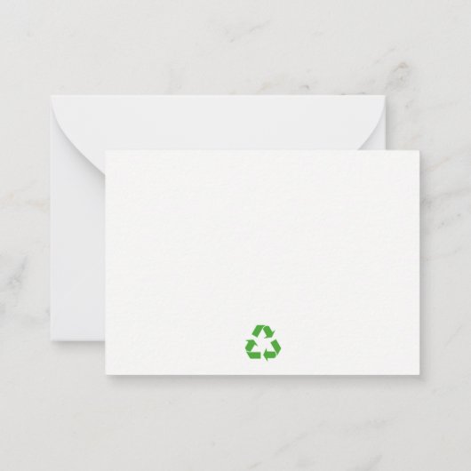 かわいい緑のゴミ収集車 子供の誕生日 すべての年齢 ノートカード (裏面)