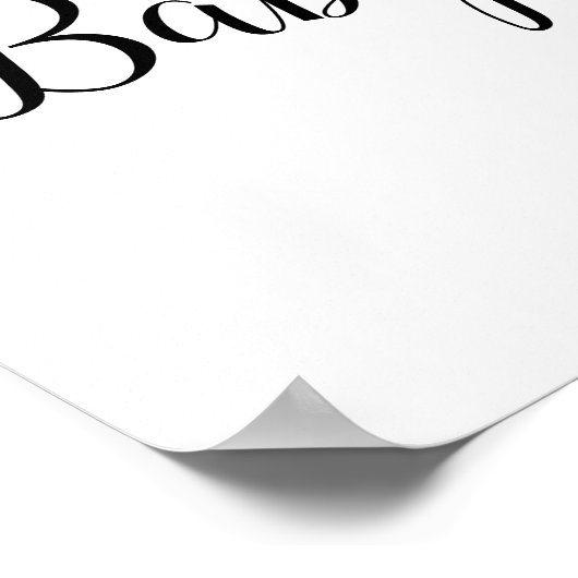 かわいい緑のスローガン赤ちゃんシャワーへようこそ ポスター (角)