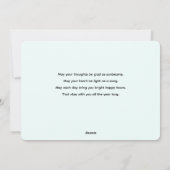 かわいい緑のセントパトリックデーの豚 シーズンカード (裏面)