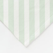 かわいい緑のベビーの怠惰のベビーのマイル標石 フリースブランケット (角)