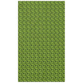 かわいい緑のリンゴ愛好家タイル テーブルクロス (正面)