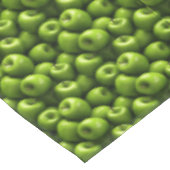 かわいい緑のリンゴ愛好家タイル テーブルクロス (アングル)