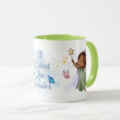 かわいい緑の妖精すべての願いが許可される マグカップ (正面右)