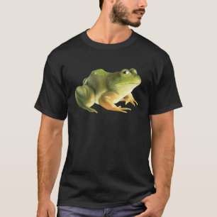 かわいい緑の小さなヒキガエル Tシャツ