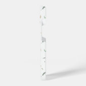 かわいい緑の恐竜のパターン iPhoneケース (左側面)