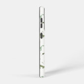 かわいい緑の恐竜のパターン SAMSUNG GALAXYケース (右側面)