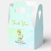 かわいい緑の恐竜テーマ赤ちゃんシャワーFav フェイバーボックス (オープン)