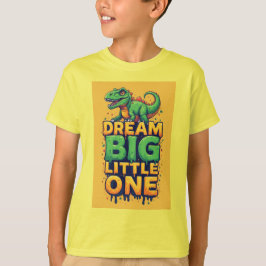 かわいい緑の恐竜 Tシャツ