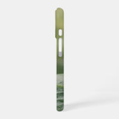 かわいい緑の木のカエル 葉 iPhone 16ケース (左側面)