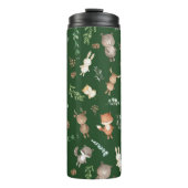 かわいい緑の森（きみ）の動物たち、森（み）の友人たち タンブラー (正面)