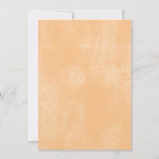 かわいい緑の森（き）の動物たちがメールでベビーシャワーを浴びる 招待状 (裏面)