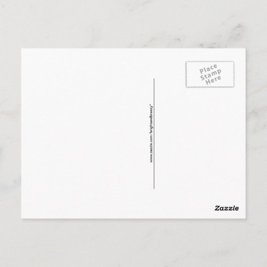 かわいい緑の漫画の赤ちゃんフクロウ ポストカード (裏面)