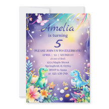 かわいい緑の赤ちゃん恐竜 青をテーマにした