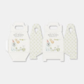 かわいい緑の錆びパーティー子犬任意の年齢誕生日 フェイバーボックス (折り畳みなし)