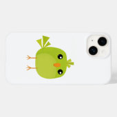 かわいい緑の鳥のキャラクター Case-Mate iPhoneケース (裏面 (横))