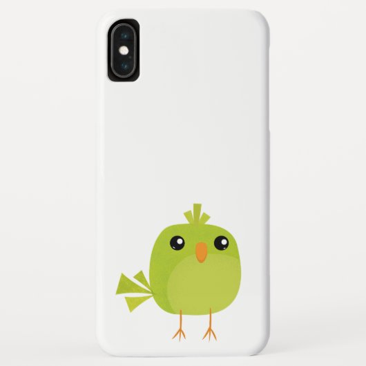 かわいい緑の鳥のキャラクター Case-Mate iPhoneケース (裏面)