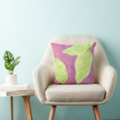 かわいい緑葉の枕 クッション (椅子)