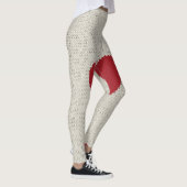 かわいい編みハート効果レギンス レギンス (右)