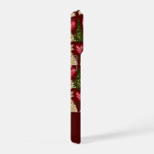 かわいい編み物スタイルのクリスマスツリーパターン iPhoneケース (右側面)