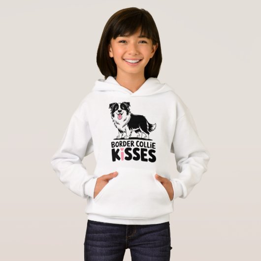 かわいい縁どコリーキス漫画の子犬の恋人 (正面フル)