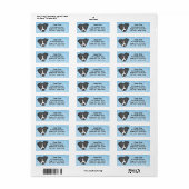 かわいい縁どコリー ラベル (フルシート)