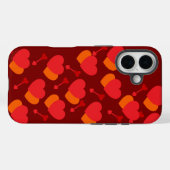 かわいい繰り返しハートiPhone / iPadケース Case-Mate iPhoneケース (裏面 (横))