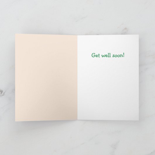 かわいい羊とヤギが元気になる カード (内部)