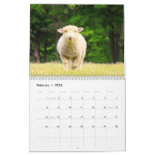 かわいい羊のカレンダー カレンダー (2月 2026)