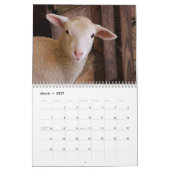 かわいい羊のカレンダー カレンダー (3月 2027)